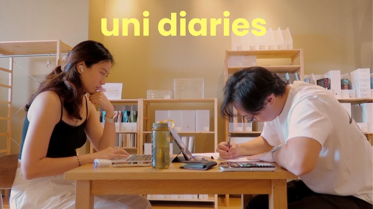 a week in uni at NUS 📓 studying, attending classes, new desk set up