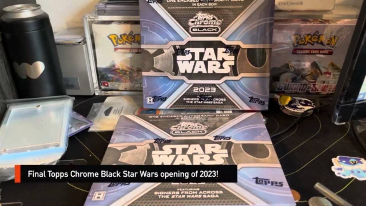 Our Final Topps Chrome Black Star Wars Opening of 2023!