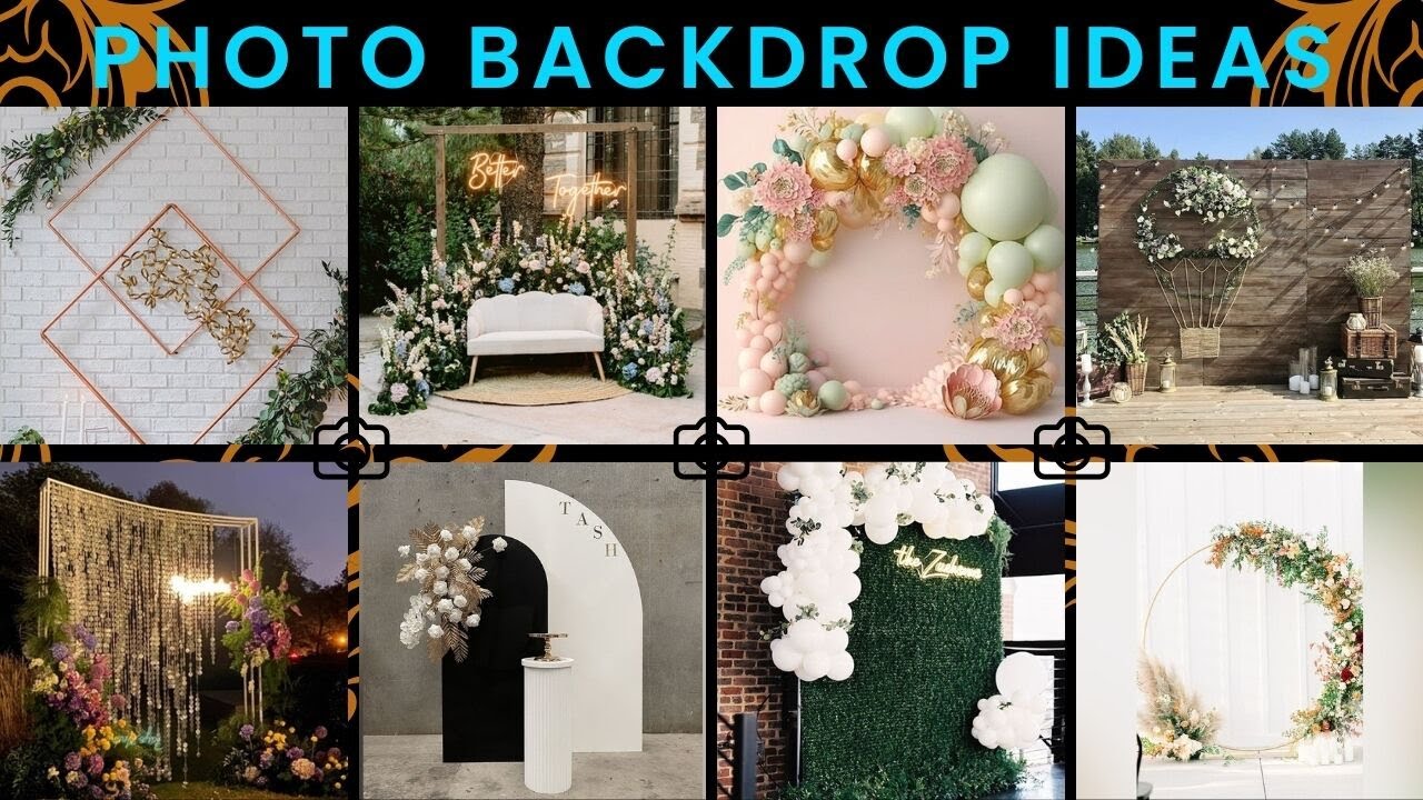 All Occasion DIY Photo Backdrop Ideas 2025 📸 Affordable Designs for Every Photoshoots!