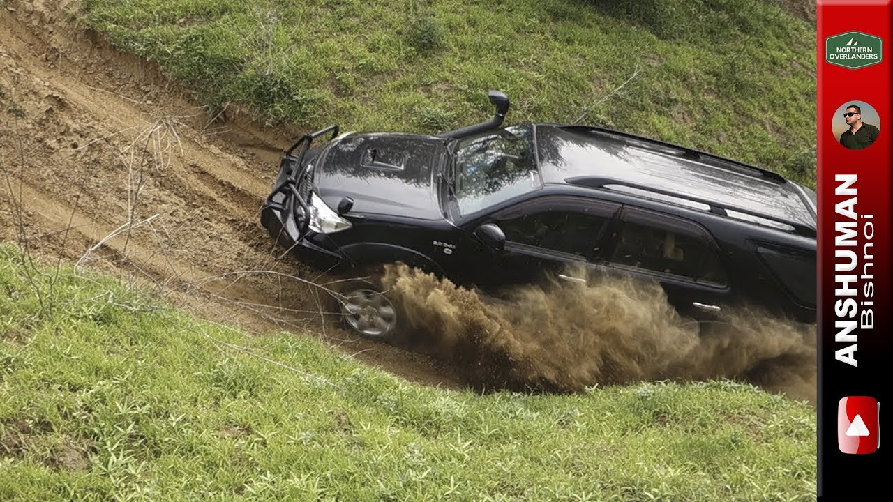 Toyota Fortuner & Mahindra Thar CRDe- Trying some difficult offroad climbs