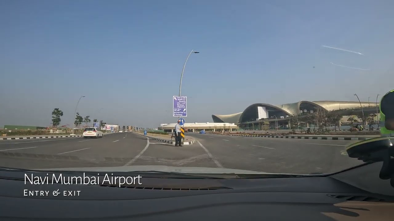 Navi Mumbai Airport - Entry and Exit Road