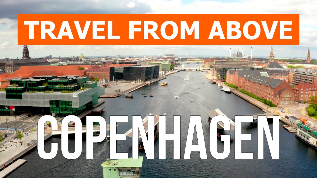 Copenhagen from drone | 4k video | Denmark, Copenhagen from above