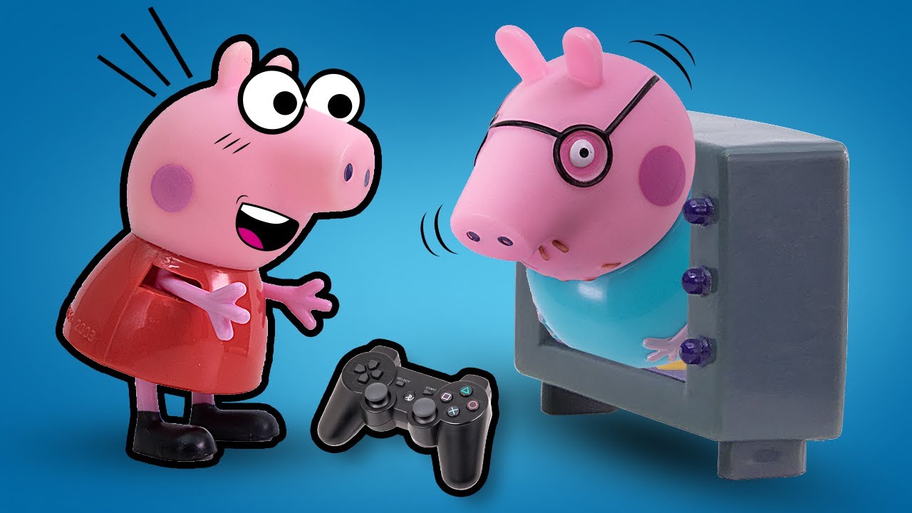Папа снова в игре. Как игрушки попали в телевизор и играют в видеоигры
