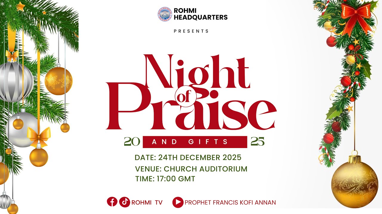 Night of Praise || 24th DECEMBER 2025