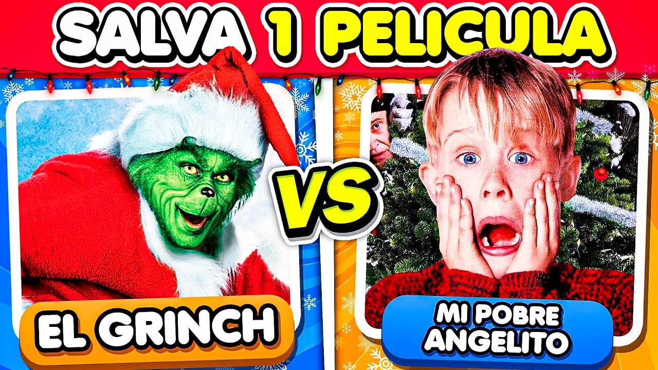 SALVA 1 Pel&iacute;cula de NAVIDAD 🎅🎄🎁 | &iquest;Cu&aacute;nto sabes de la NAVIDAD? | Test Navide&ntilde;o | TriviaTime