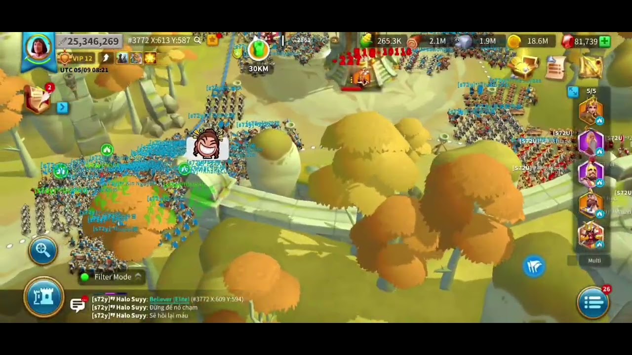 Epic Lost Temple Takeover | Kingdom 3772 | s72y 山月楼 Dominates ! | Rise of Kingdoms