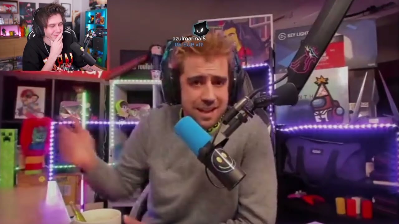 Rubius reaccion a el clip🎬 de Auron hablando del xokas