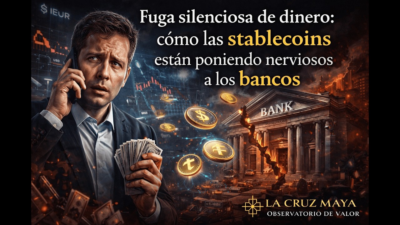 FUGA SILENCIOSA DE DINERO: ¿Las stablecoins están VACÍANDO los bancos?
