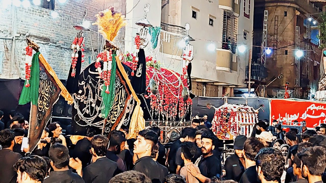 Taboot Imam Sajjad (as) Baramad | 24 Muharam 1445-2023 | Jamal Shah Muhalla Hyderabad Sindh