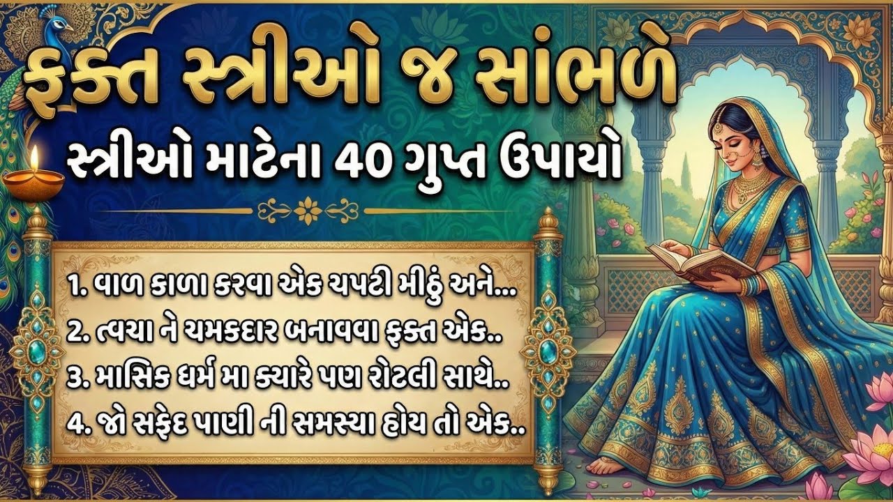 સ્ત્રીઓ માટેના 30 ગુપ્ત ઉપાયો | ખુબજ ઉપયોગી માહિતી woman tips | inspirational thoughts Gujarati