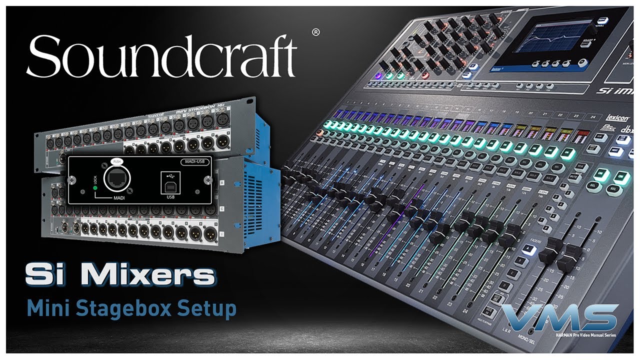 Настройка стейджбокса MADI | Микшеры серии Soundcraft Si