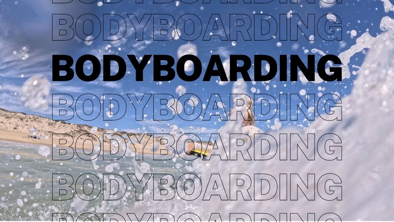 Bodyboarding in Jacobsbay, South Africa