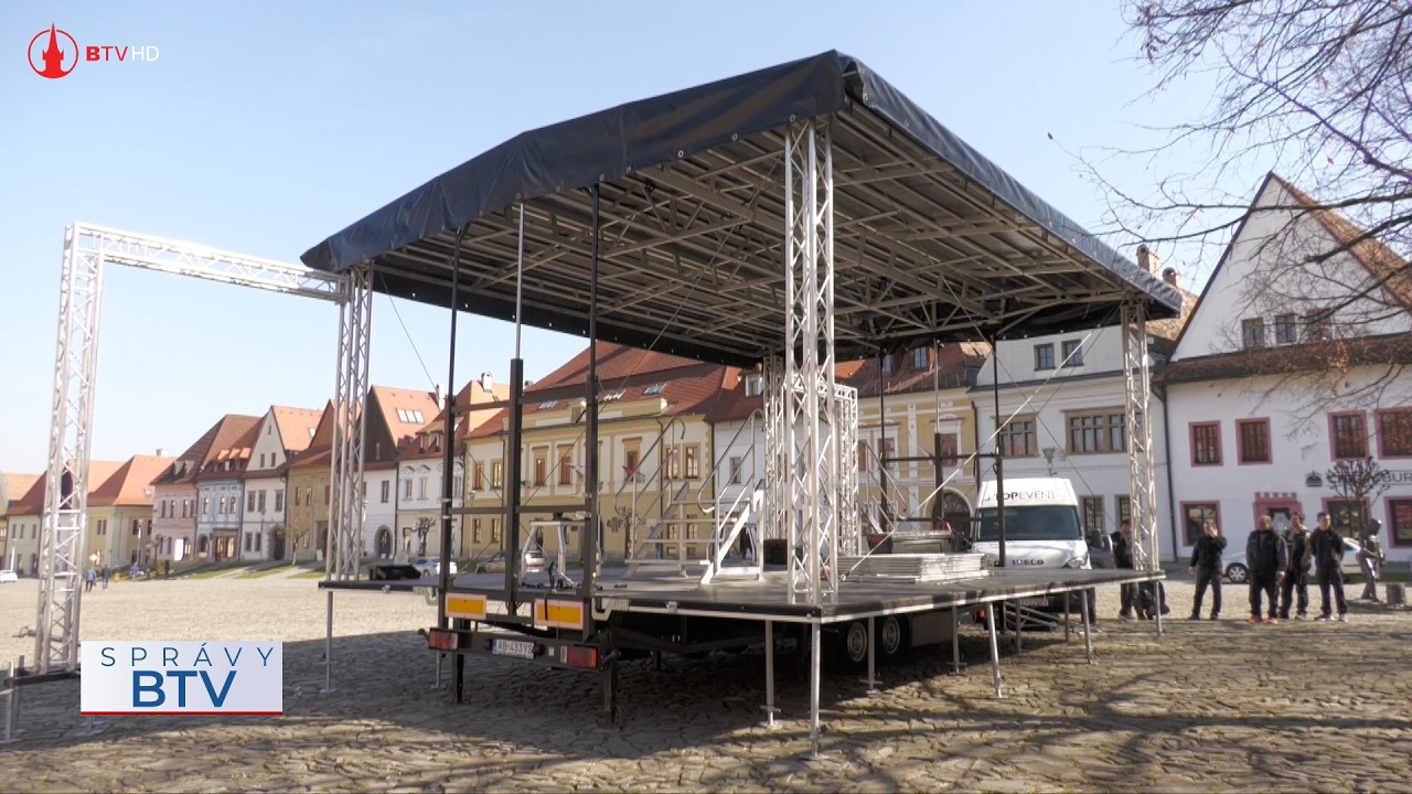 Nové mobilné pódium pre Bardejov