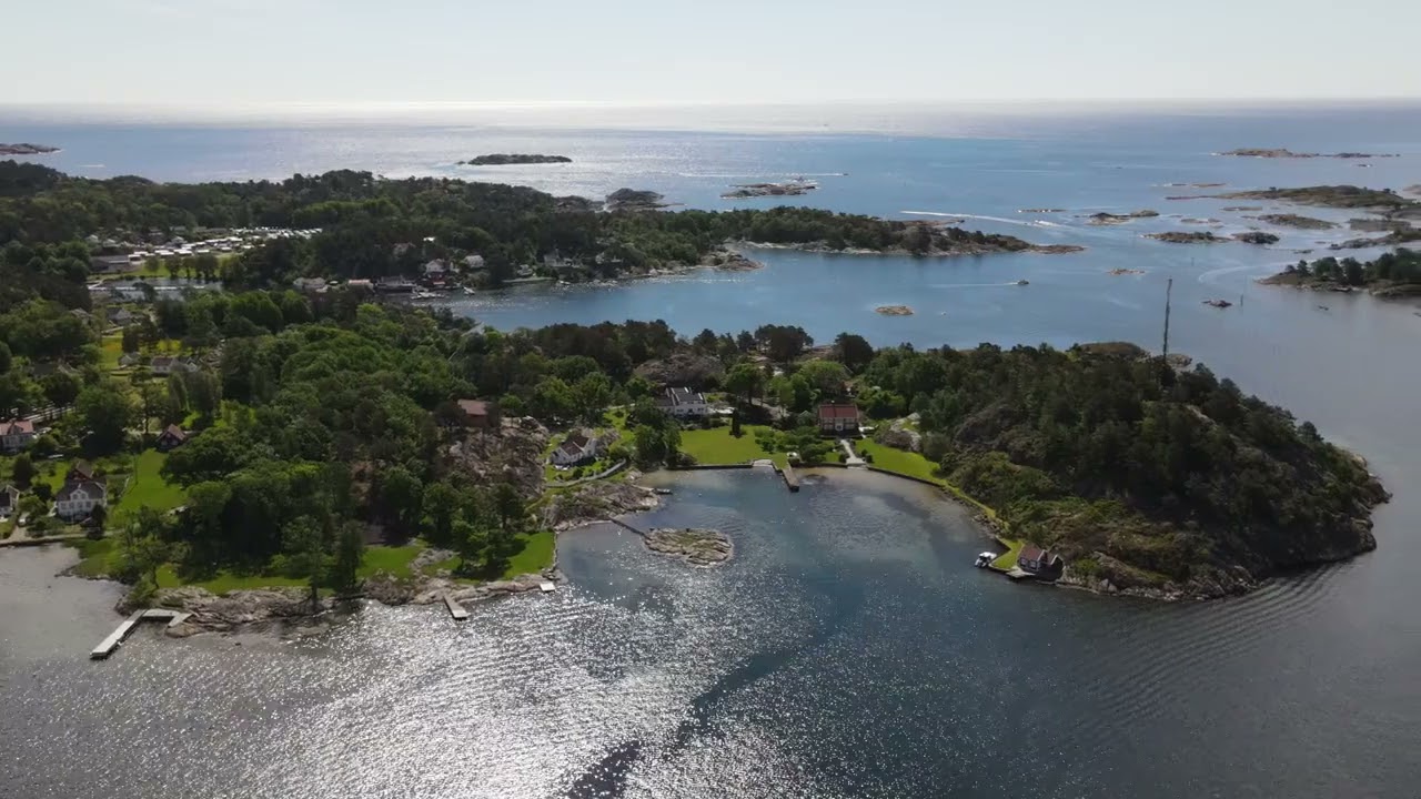 Panorama Grimstad Norway, Juni 2021