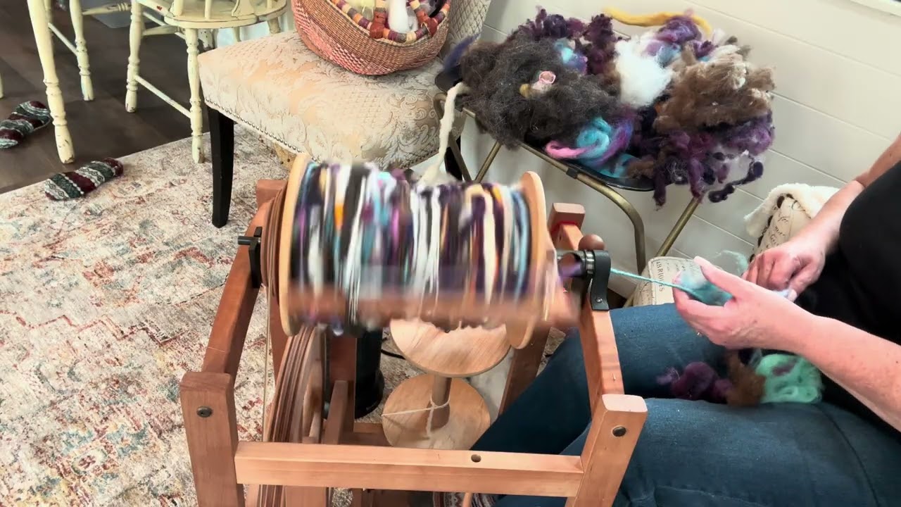 Handspinning ASMR save those fiber scraps! Here’s why!!