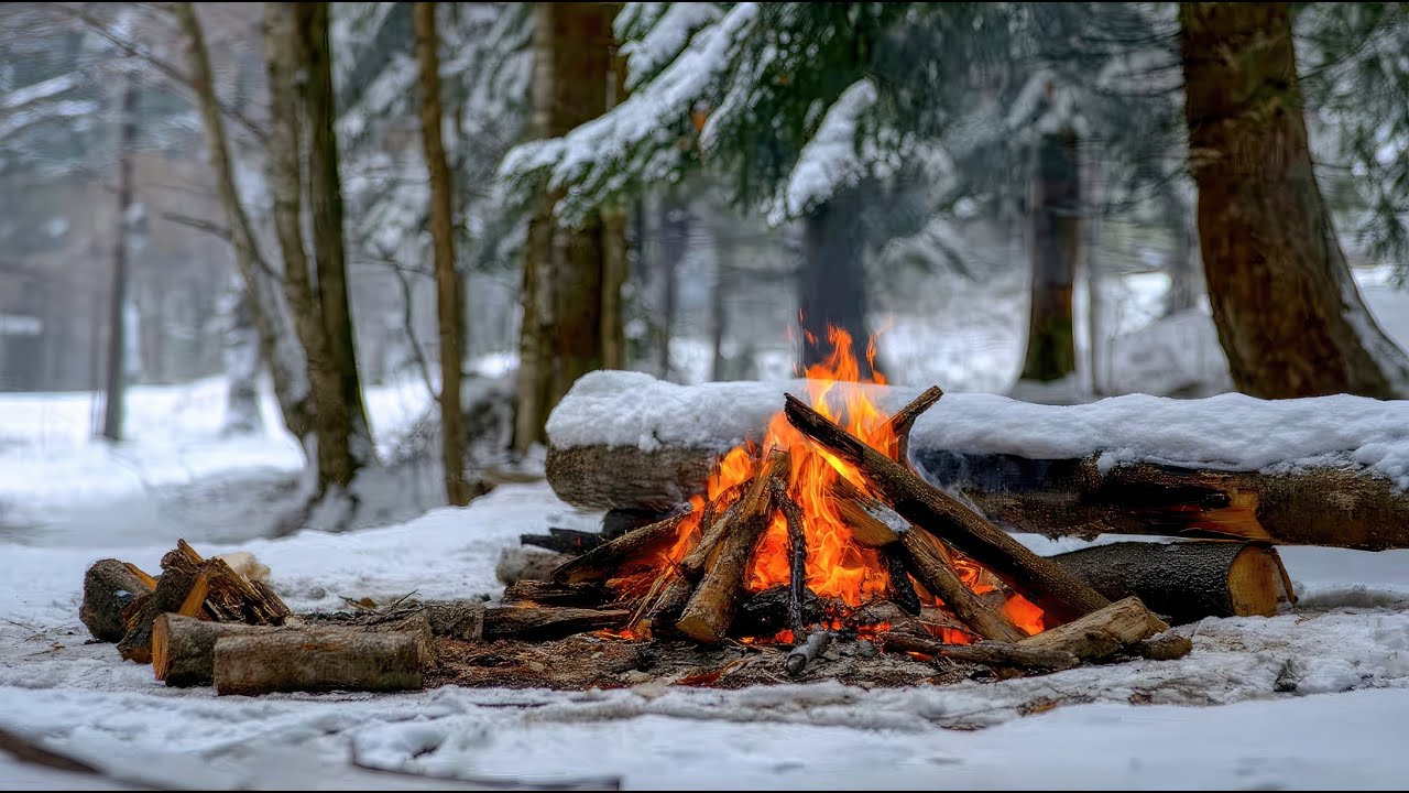 Let the Fire Slow Your Mind — Winter Fireplace Sounds for Sleep