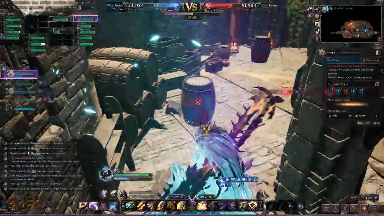 THRONE AND LIBERTY &  Xilenceメ ( Shadowdancer ) BG PVP 68 Kill :)