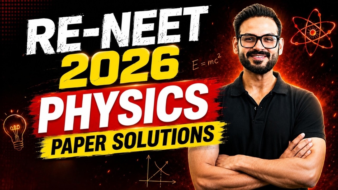 RE - NEET 2026 - Detailed Physics Paper Solution  | Anubhav Sir