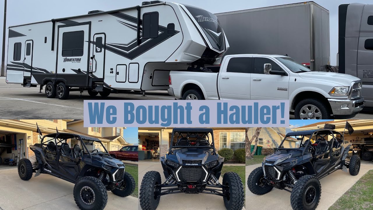 Touring Our New MOMENTUM Toy Hauler!