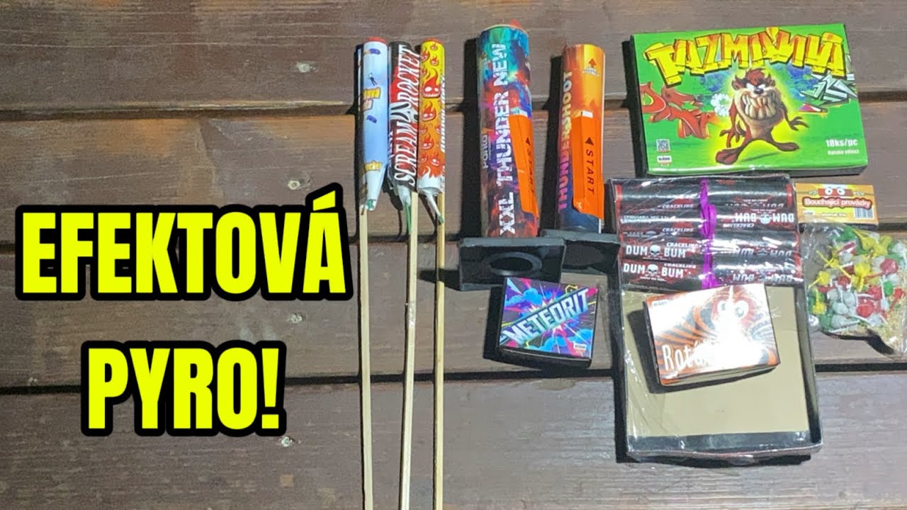 VELKÝ TEST EFEKTOVÉ PYROTECHNIKY!