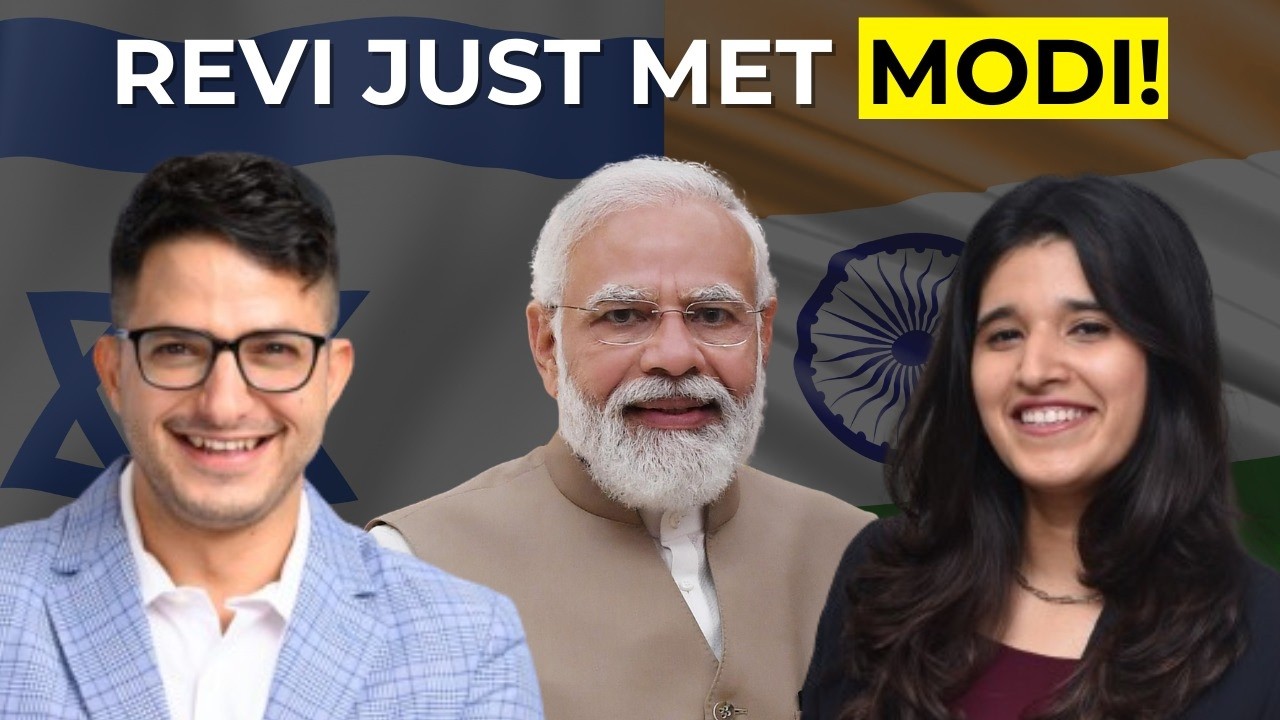 Revital met PM Narendra Modi 🇮🇳🇮🇱 @IsraelTech_