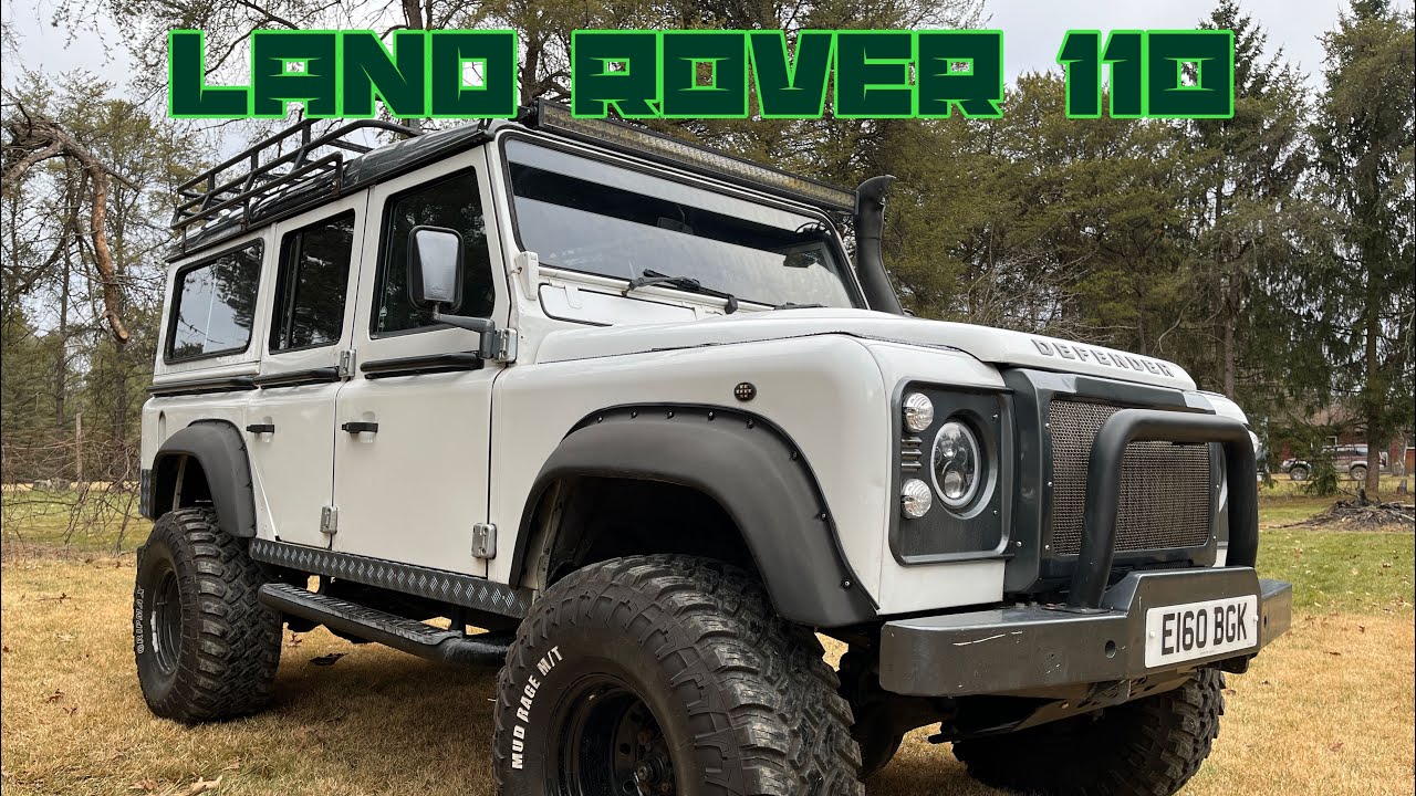(SOLD)1988 Land Rover 110 300tdi with monster lift for sale