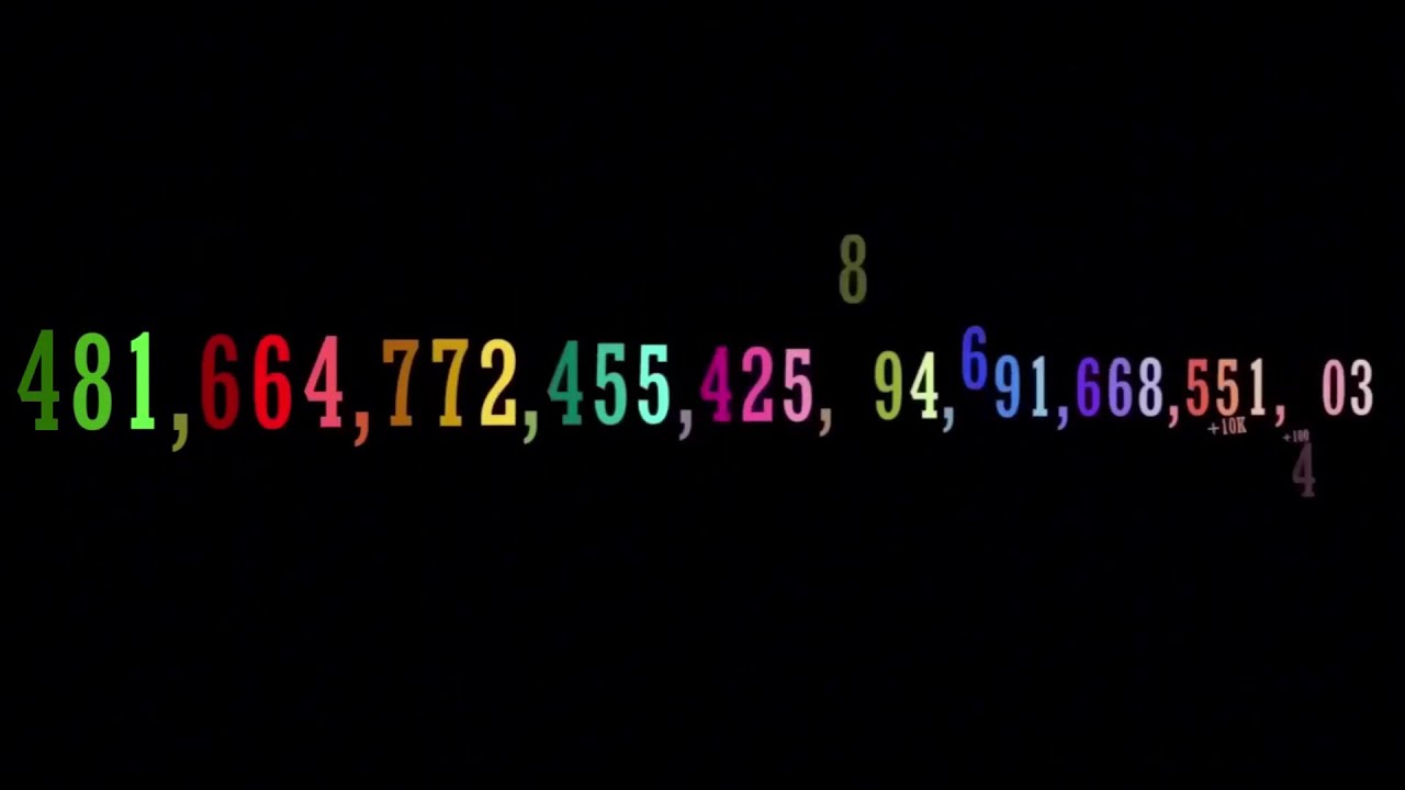 0 To 1 Nonillion With Sound Effects