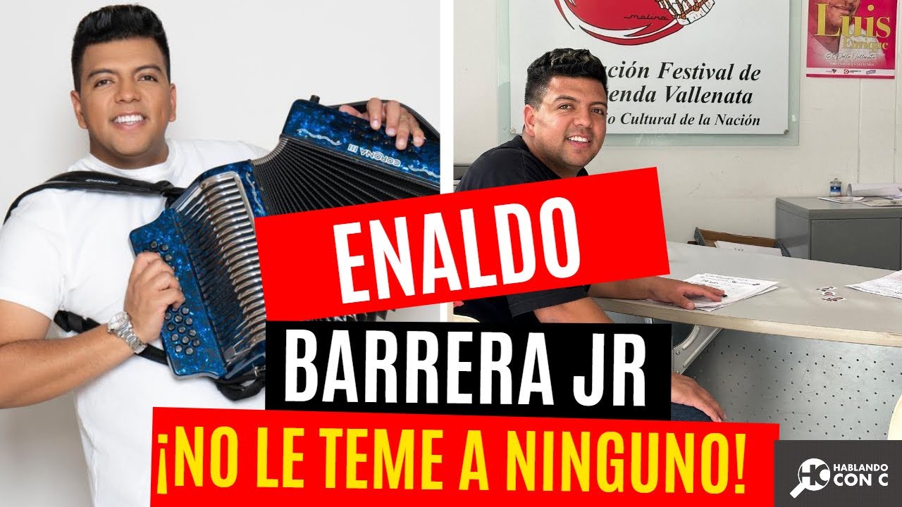 El acordeón sirvió para calmar la ausencia de su papá: Enaldo Barrera Jr.