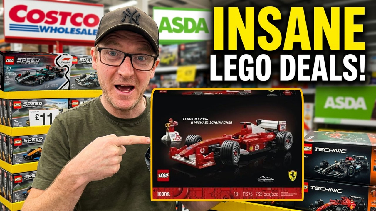 Невероятные скидки на LEGO! Ferrari F1 найден в Costco, а также товары со скидкой в ​​ASDA.