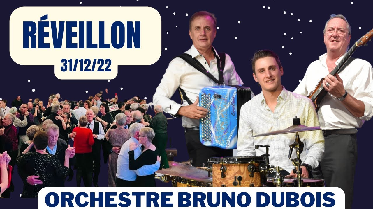 Réveillon du 31 12 2022 au top 👍🏻 à Perrigny Orchestre Bruno Dubois, musette, variété.