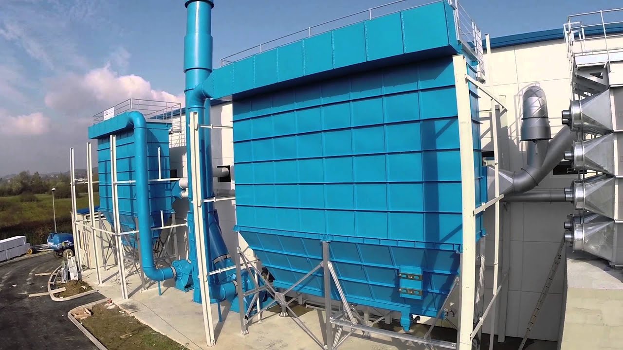Dedusting lead dust, lead foundry, car battery recycling, air cooling tower, cyclone separation