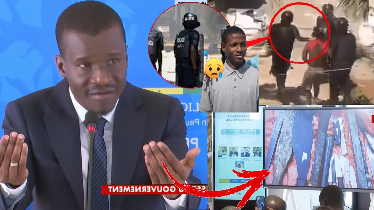 «Policier bi ray Abdoulaye ba, Vidéo en direct du point de presse..