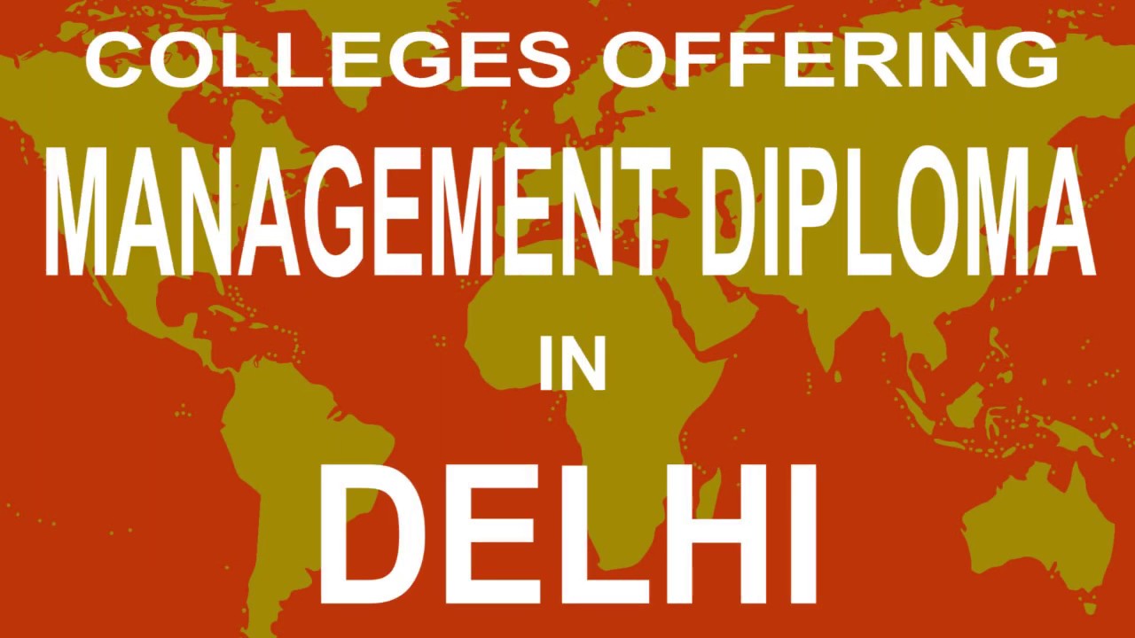Best  Management Diploma Colleges in Delhi