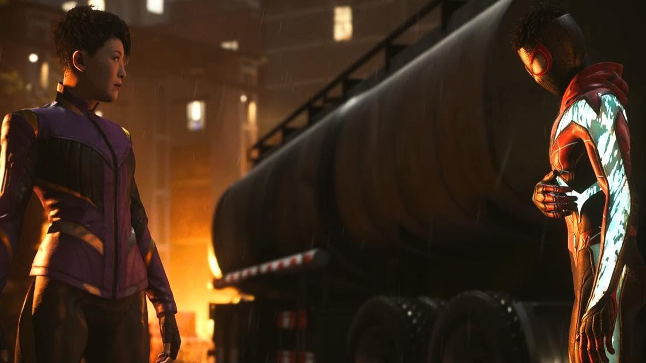You can stop the train with Wraith as Miles | Marvel's Spider-Man 2