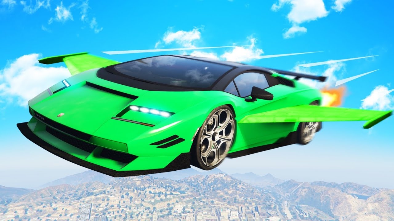Новая LAMBORGHINI, которая умеет летать! (DLC для GTA 5)