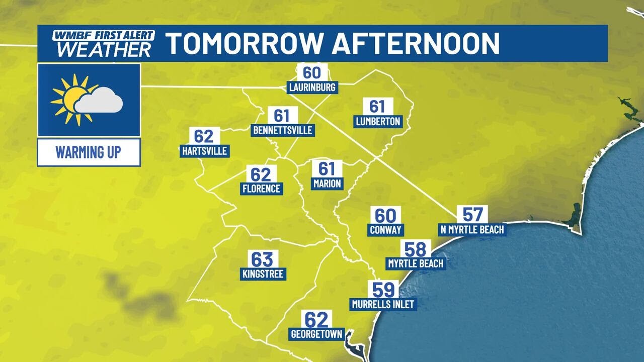 FIRST ALERT: Warming up ahead of next rain-maker