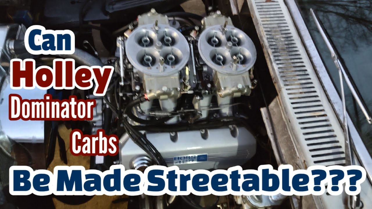 Can Holley Dominator Carbs be Streetable??? How To.. plus I drive Casper to see @DavidVizard