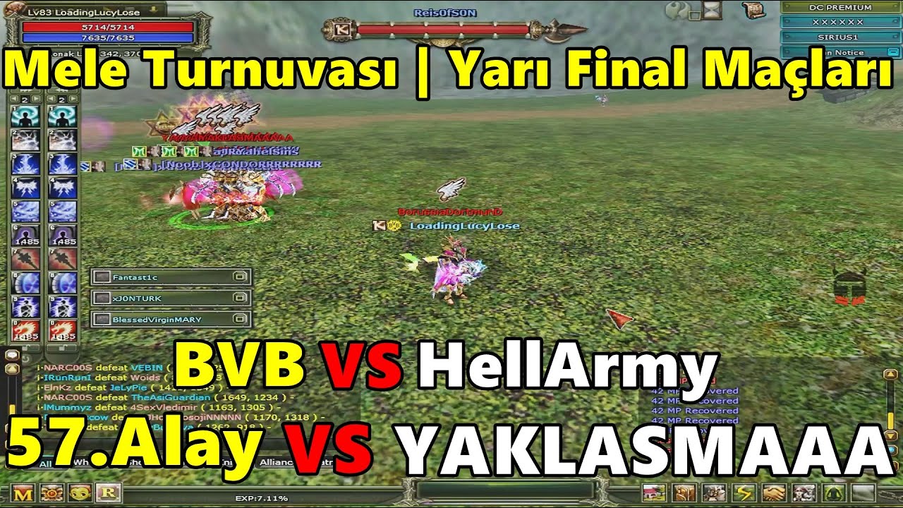 ByNoGame - Mele Turnuvası | Yarı Final Maçı | En Güçlü Ekipler Karşı Karşıya! (Özet) | Knight Online