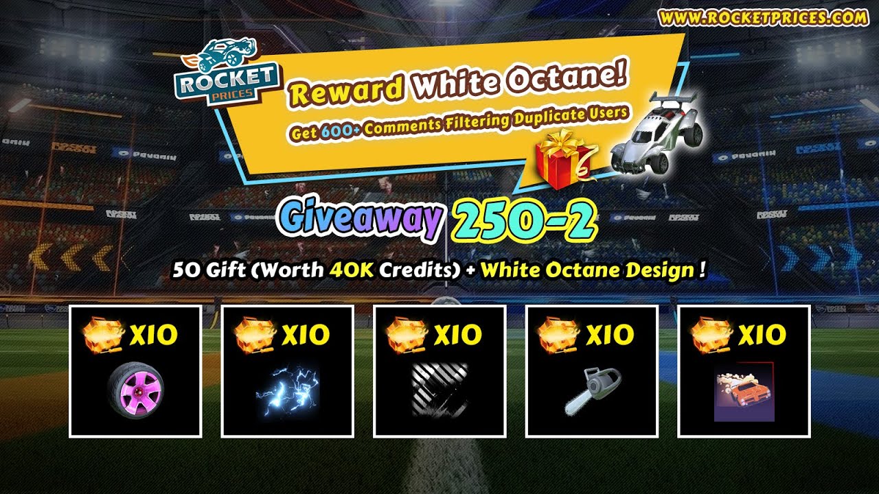 🔥Get 50x Rocket League Golden Toolkits For FREE | Rocketprices.com Giveaway 250-2