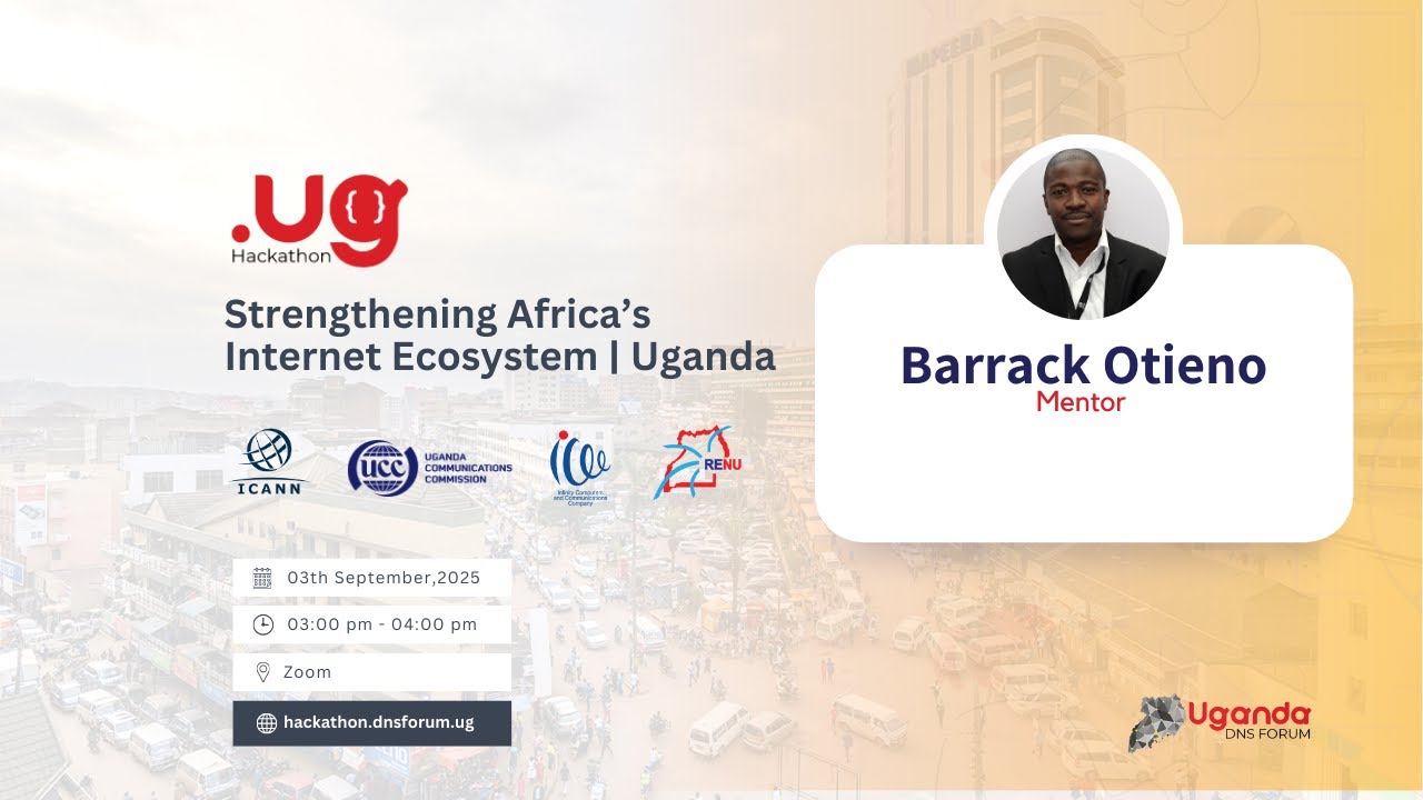 Barrack Otieno: Strengthening Africa’s Internet Ecosystem | Uganda DNS Hackathon 2025