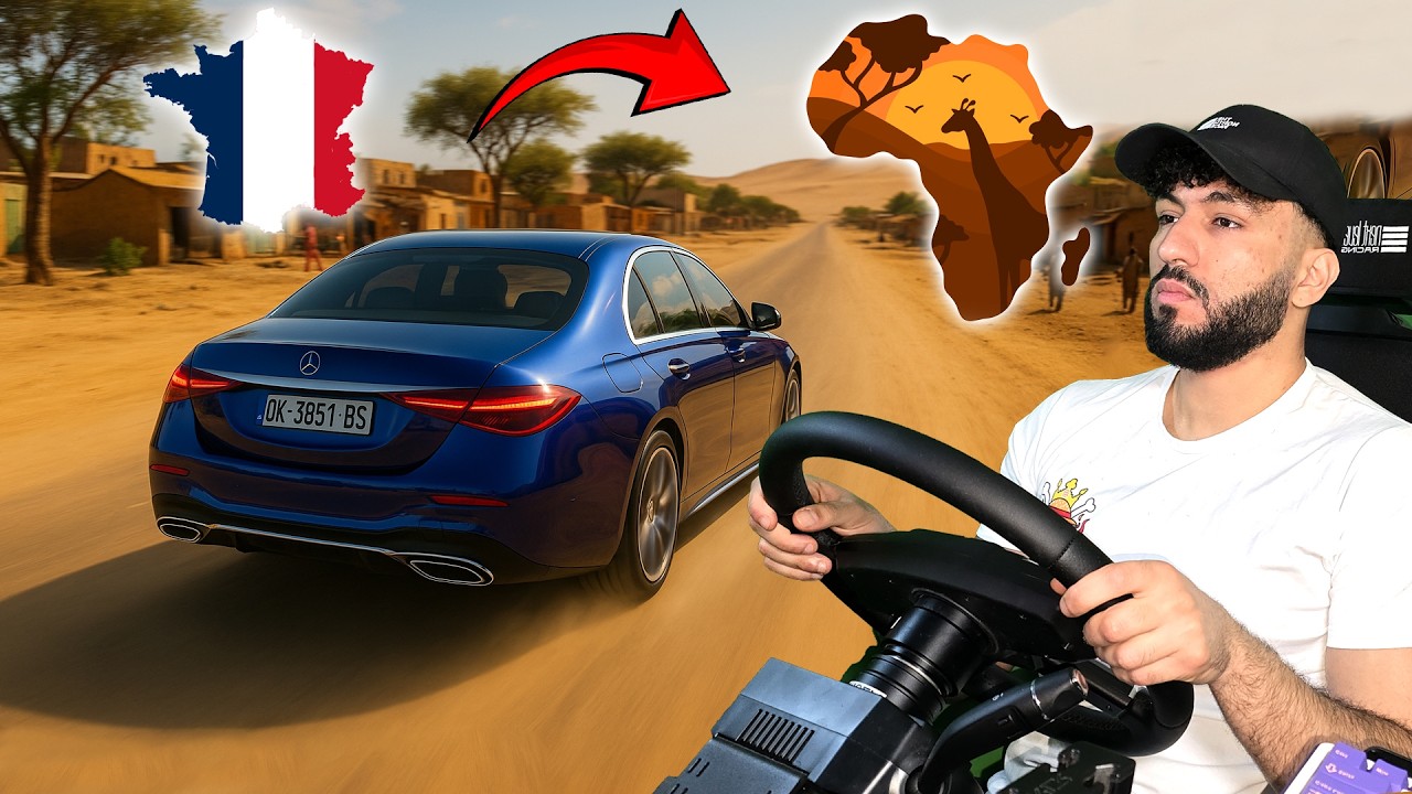 🚗 Roadtrip FRANCE 🇫🇷 ➡️ AFRIQUE 🌍 en VOITURE ! | ETS2 MOD