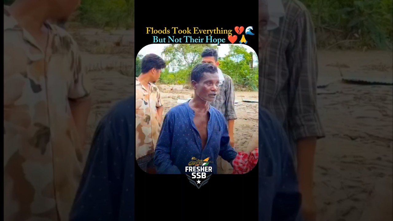 Floods Took Everything 💔🌊But Not Their Hope ❤️🙏