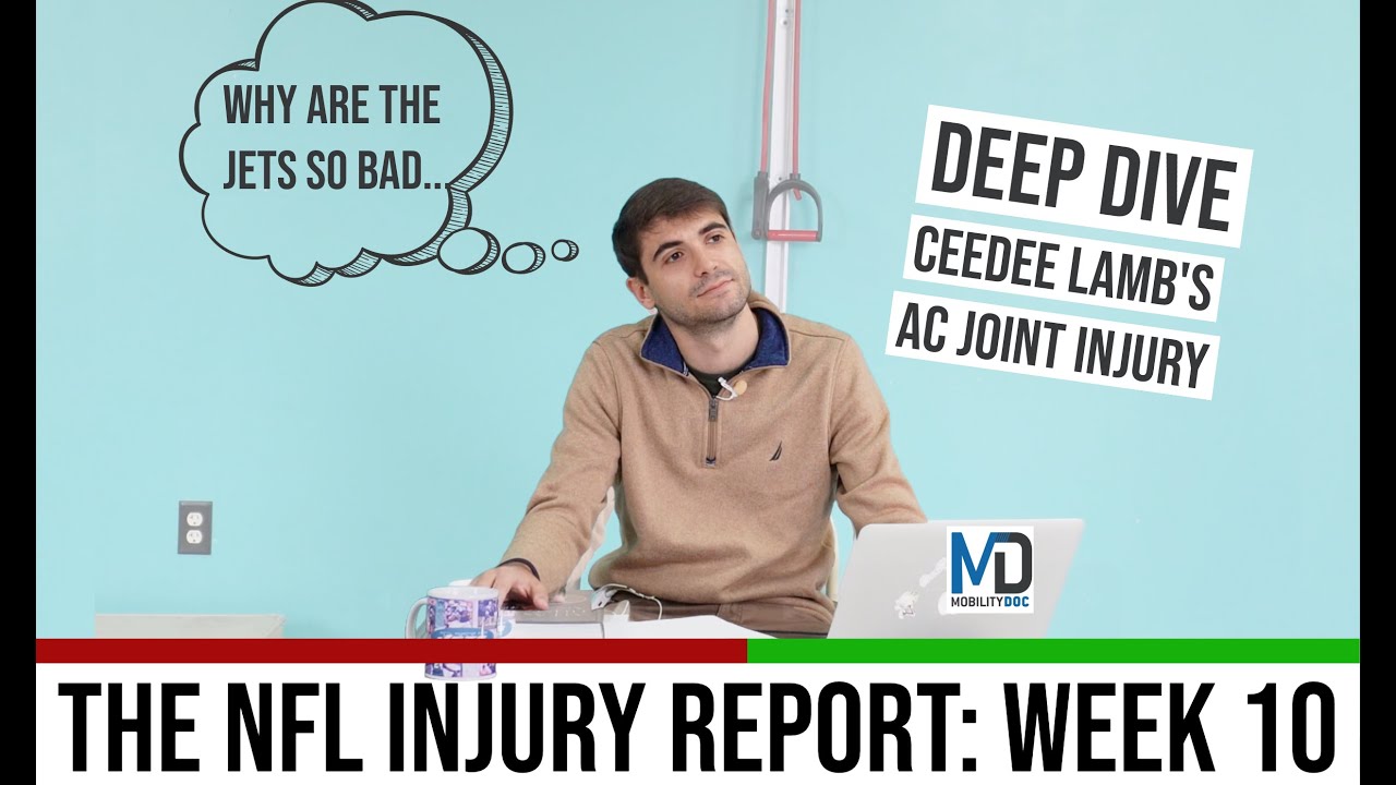The NFL Injury Report - Week 10 & Deep Dive into CeeDee Lamb's AC Joint Injury