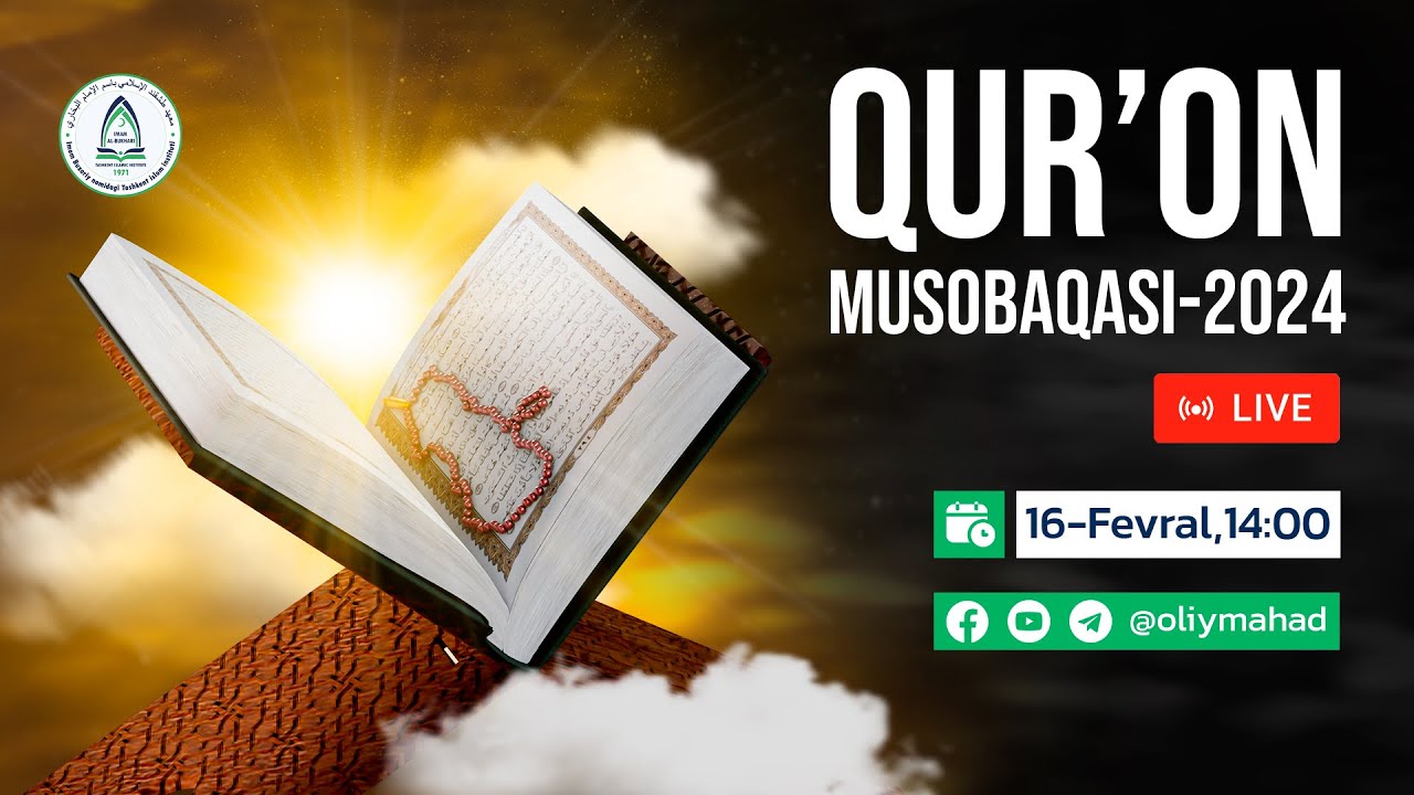 JONLI: JONLI: Toshkent Islom instituti talabalari o‘rtasidagi Qur’on musobaqasi 16.02.2024