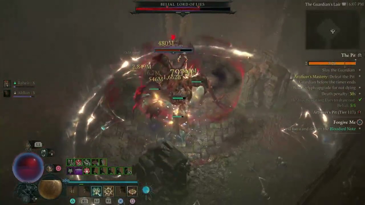 Diablo 4 Season 11 - Arbiter Paladin Pit 117 Cleared