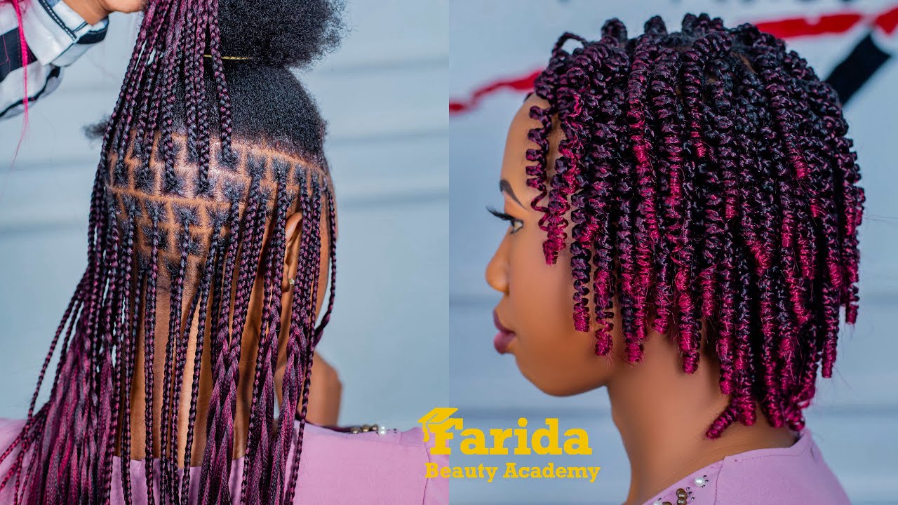 Jinsi ya kusuka Knotless Mpya na kuweka Mawimbi haya mapya | Curly Knotless tutorial for beginners