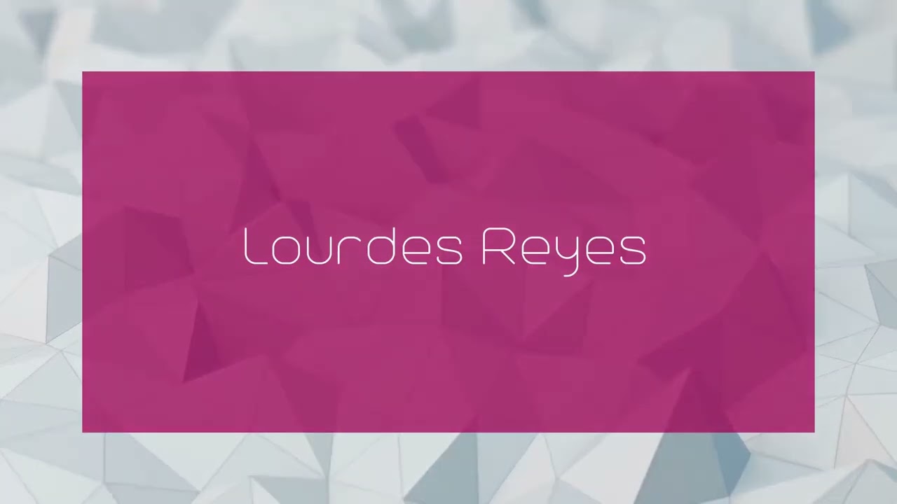 Lourdes Reyes - appearance