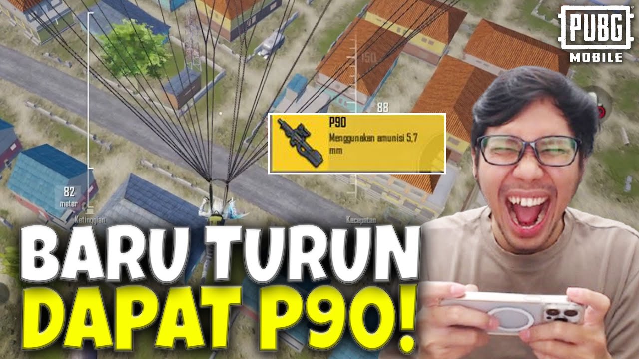 GAK MASUK AKAL! TURUN POCHINKI DAPAT P90 LANGSUNG BARBAR!! - PUBG MOBILE