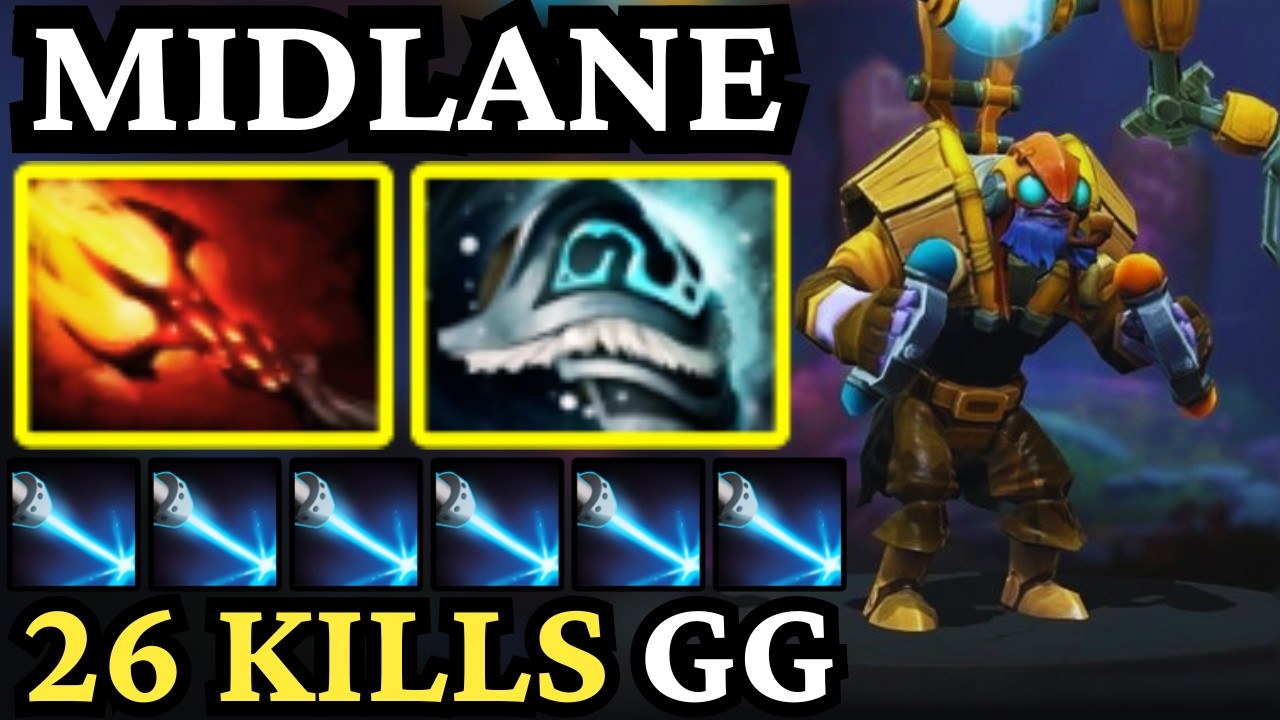 🔥 26 KILLS TINKER Mid — Solo Carry Madness! 🔥 Dota 2 Gameplay