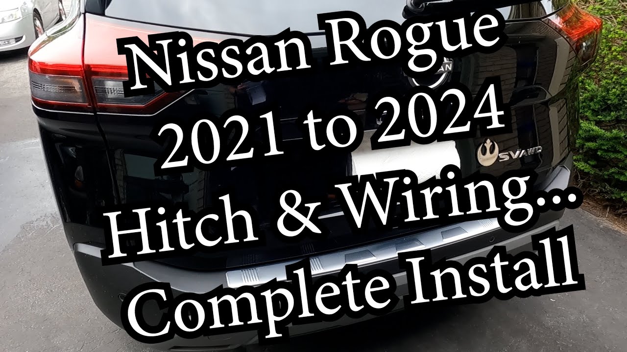 Установка фаркопа Nissan Rogue и подключение проводки